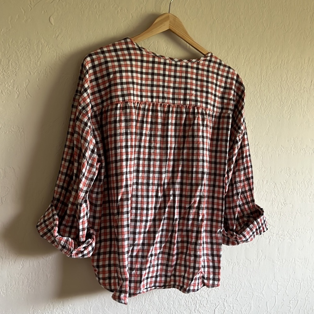 Madewell, Checkers Shirt, L - Picture 2 of 3